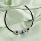 Ysora Bond Pack of 2 Black Beads Evil Eye Nazariya Anklet / Bracelet